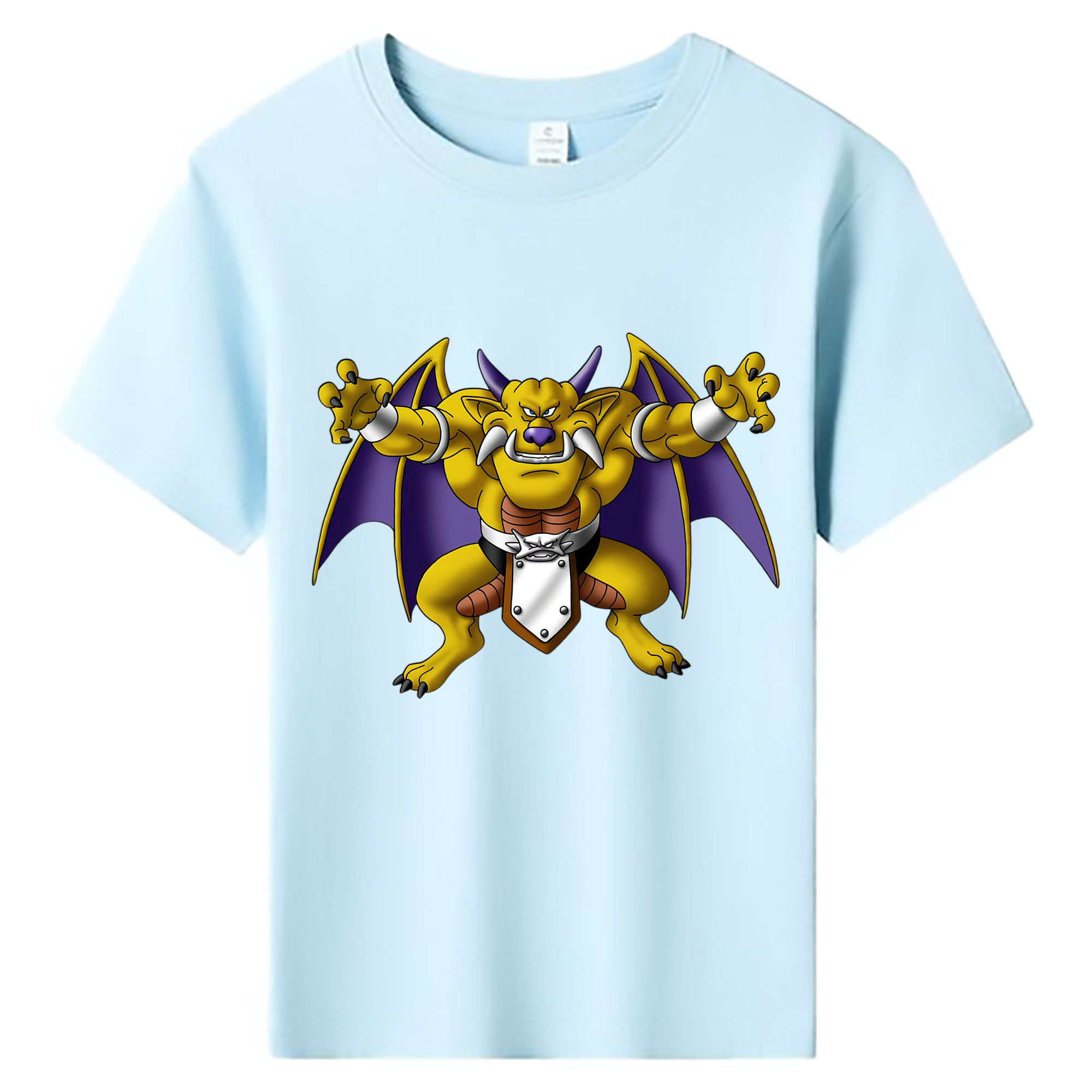 （画像用） ドラゴンクエスト Doragon Kuesuto Dragon Quest 綿100％キッズTシャツ（フロントプリント）